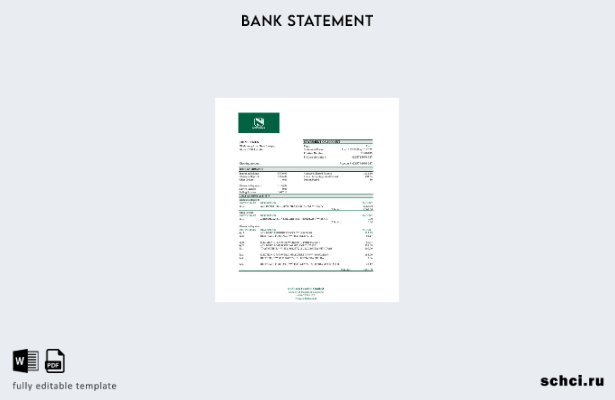 цифровая загрузка шаблона Excel банковской выписки Лесото Nedbaank